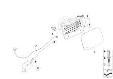 E91 325i N53 Touring / Bodywork/  Fill In Flap