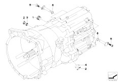 E64 650i N62N Cabrio / Manual Transmission/  Gs6 53bz Dz Inner Gear Shifting Parts