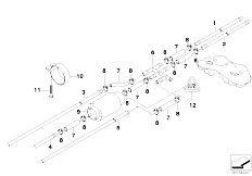 E38 730d M57 Sedan / Fuel Supply Fuel Pipe Diesel Pump