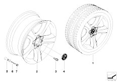 E70 X5 4.8i N62N SAV / Wheels Bmw La Wheel Star Spoke 210