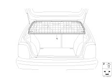 E46 318d M47 Touring / Vehicle Trim/  Boot Partitioning Grate