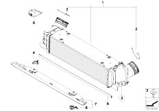 E91 335i N54 Touring / Radiator/  Charge Air Cooler