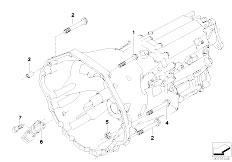 E64N 650i N62N Cabrio / Manual Transmission/  Gearbox Mounting Parts
