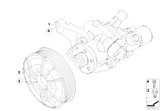 E92 335i N54 Coupe / Steering/  Power Steering Pump Active Steering