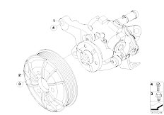 E91 335i N54 Touring / Steering/  Power Steering Pump