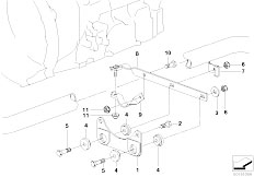 E46 318i N42 Sedan / Exhaust System/  Exhaust Suspension Parts-2