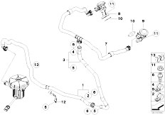 E61N M5 S85 Touring / Engine/  Emission Control Pipes-2