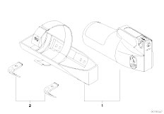 E93 320i N43 Cabrio / Restraint System And Accessories/  Fire Extinguisher