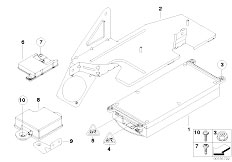 E70 X5 4.8i N62N SAV / Communication Systems Single Parts Sa 633 Trunk