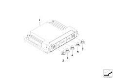 E63N 650i N62N Coupe / Engine Electrical System/  Basic Control Unit Dme Ek928 7