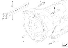 E90 328i N51 Sedan / Automatic Transmission/  Gearbox Mounting Parts
