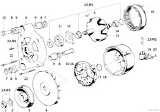 E30 316 M10 2 doors / Engine Electrical System/  Alternator Parts 90a