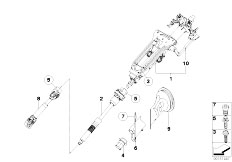 E70 X5 3.0sd M57N2 SAV / Steering Steering Column Mech Steering Spindle