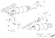 E70 X5 4.8i N62N SAV / Exhaust System Lambda Probe Fixings