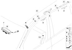 E71 X6 35iX N54 SAC / Restraint System And Accessories Air Bag