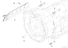 E71 X6 35iX N54 SAC / Automatic Transmission Gearbox Mounting Parts