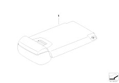 E70 X5 4.8i N62N SAV / Seats Centre Armrest Rear