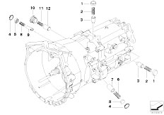 E46 330Ci M54 Cabrio / Manual Transmission/  Gs6 37bz Dz Gearshifting Parts