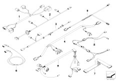 E64N 650i N62N Cabrio / Vehicle Electrical System/  Various Additional Wiring Sets-2