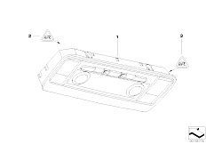 E93 M3 S65 Cabrio / Vehicle Electrical System/  Switch Unit Roof