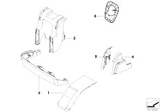 E70 X5 4.8i N62N SAV / Seats Trims Seat Rear