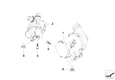 E91 323i N52 Touring / Engine/  Waterpump Thermostat