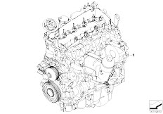 E88 123d N47S Cabrio / Engine/  Short Engine