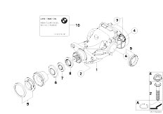 E70 X5 4.8i N62N SAV / Rear Axle Differential Drive Output