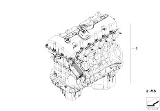 E93 325i N53 Cabrio / Engine/  Short Engine