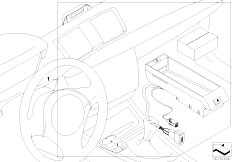 E87N 116i 1.6 N43 5 doors / Communication Systems/  Retrofit Kit Hands Free Facil Bluetooth