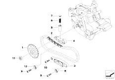 E61N M5 S85 Touring / Engine/  Lubrication System Oil Pump Drive