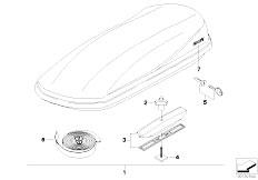 E46 330Ci M54 Cabrio / Universal Accessories/  Roof Box-2