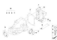 E85 Z4 3.0i M54 Roadster / Rear Axle Final Drive Gasket Set