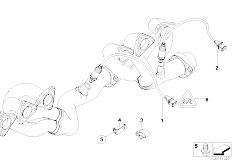 E85 Z4 M3.2 S54 Roadster / Exhaust System Lambda Probe Fixings