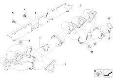 E85 Z4 M3.2 S54 Roadster / Exhaust System Exhaust Manifold