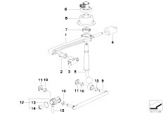 E36 323i M52 Cabrio / Gearshift/  Gearbox Shifting Parts