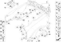 E86 Z4 3.0si N52 Coupe / Bodywork/  Side Panel Tail Trim