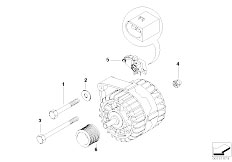 E61 545i N62 Touring / Engine Electrical System/  Alternator Individual Parts