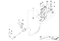 E93 320d N47 Cabrio / Gearshift/  Autom Transmiss Steptronic Shift Parts