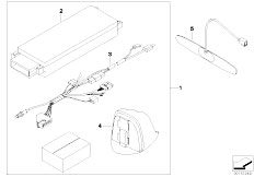 E46 325Ci M54 Cabrio / Communication Systems/  Retrofit Kit Hands Free Kit Uni