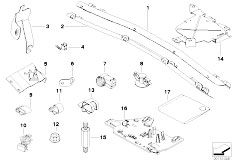 E46 320Ci M54 Cabrio / Engine Electrical System/  Diverse Small Parts
