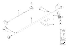 E91 323i N52 Touring / Vehicle Electrical System/  Wiring Set Active Steering