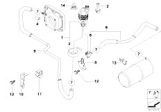 E53 X5 4.6is M62 SAV / Fuel Preparation System Fuel Tank Breather Valve
