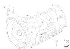 E60 525xi N52 Sedan / Automatic Transmission/  Ga6hp19z Gearshift Components