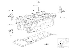 E39 540i M62 Touring / Engine/  Cylinder Head Attached Parts
