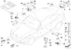 E88 118i N46N Cabrio / Audio Navigation Electronic Systems Electric Parts Airbag