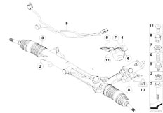 E61 525i M54 Touring / Steering/  Hydro Steering Box