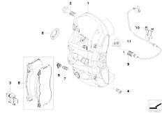 E82 135i N54 Coupe / Brakes Front Wheel Brake Brake Pad Sensor