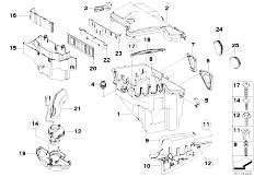 E70 X5 3.0sd M57N2 SAV / Engine Electrical System/  Control Unit Box