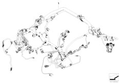 E71 X6 50iX N63 SAC / Engine Electrical System/  Engine Wiring Harness Engine Module